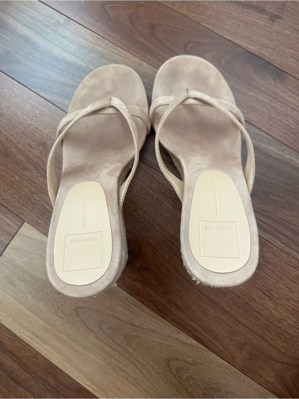 Dolce Vita Helan Espadrille Wedges in Camel Suede; Size 8 - Picture 16 of 16